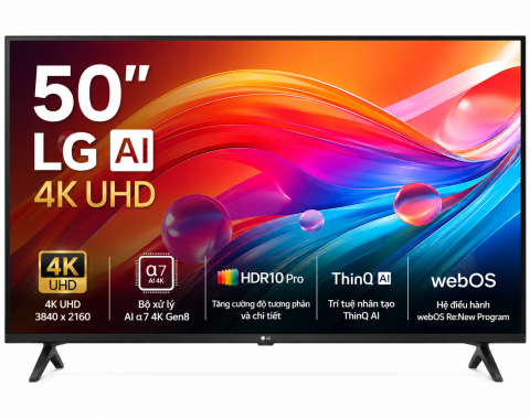 Smart Tivi LG AI 4K 50 inch 50UA8450PSA