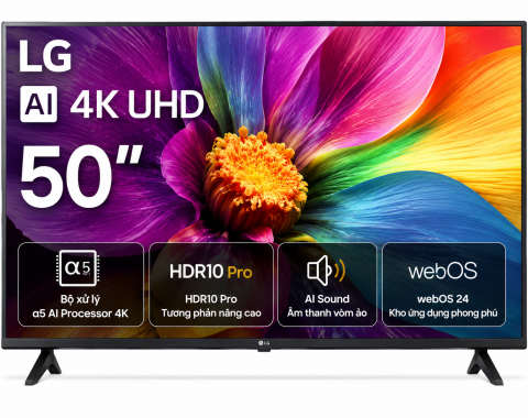 Smart Tivi LG AI 4K 50 inch 50UT8050PSB