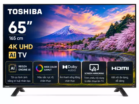 Smart Tivi Toshiba AI 4K 65 inch 65C350RP