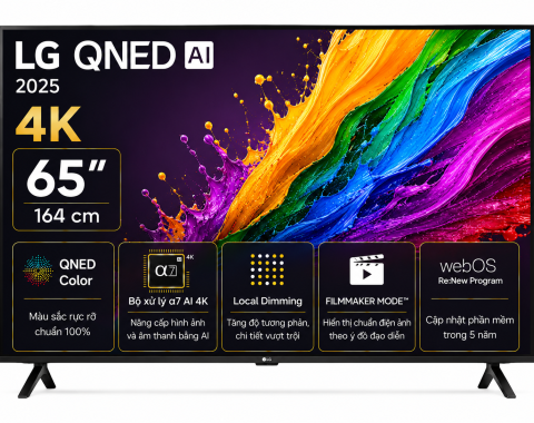 Smart Tivi QNED LG AI 4K 65 inch 65QNED81ASA