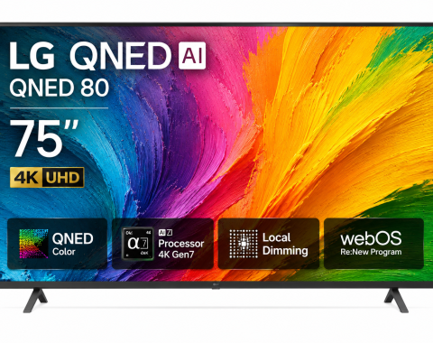 Smart Tivi 75 Inch LG QNED AI QNED80 4K 75QNED80ASA