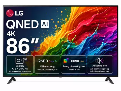 Smart Tivi LG QNED AI 4K 86 inch 86QNED80ASA