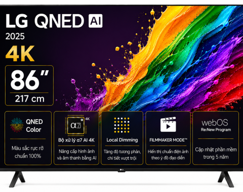 Smart Tivi QNED LG AI 4K 86 inch 86QNED82ASA