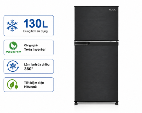 Tủ lạnh Aqua 130 lít AQR-T160FA(BS)