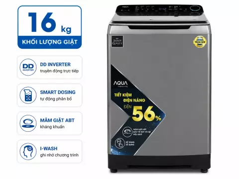 Máy giặt Aqua Inverter 16 kg AQW-DR160UHT PS