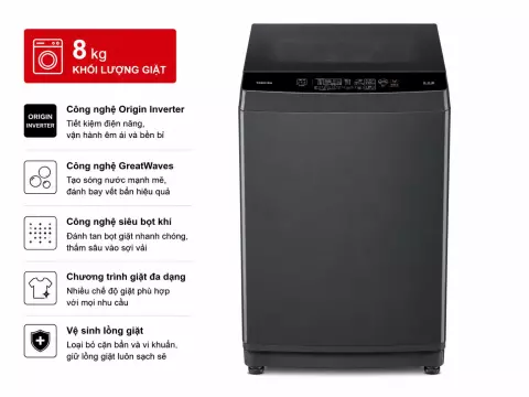 Máy giặt Toshiba 8 kg AW-M905BV(MK)