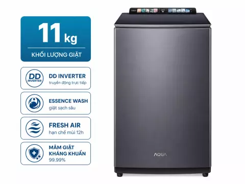 Máy giặt Aqua Inverter 11 kg AWM11-BSR1K(BU)