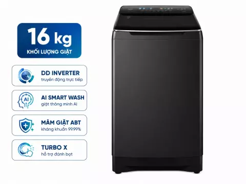 Máy giặt Aqua Inverter 16 kg AWM16-B2158L(B)