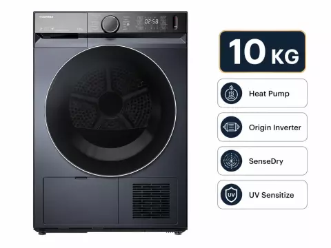 Máy sấy bơm nhiệt Toshiba 10 kg TD-BP110GHV(MG)