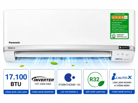 Điều hòa Panasonic Inverter 17100 BTU CU/CS-PU18XKH-8M