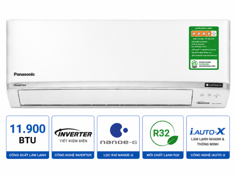 Điều hòa Panasonic Inverter 11900 BTU CU/CS-XU12XKH-8