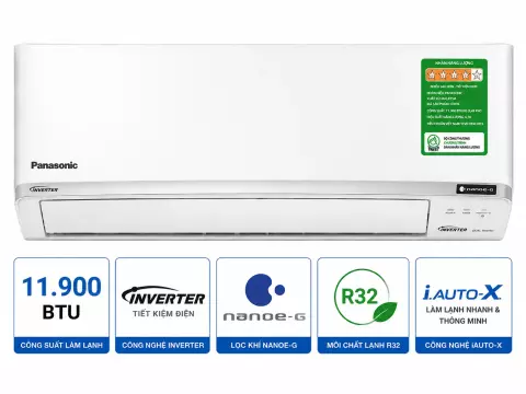 Điều hòa Panasonic Inverter 11900 BTU CU/CS-XU12XKH-8