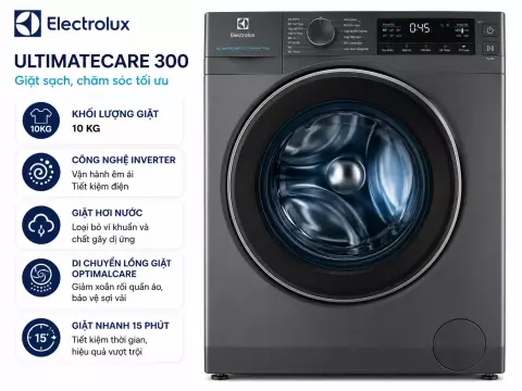 Máy giặt Electrolux UltimateCare 300 Inverter 10 kg EWF1024D3SC