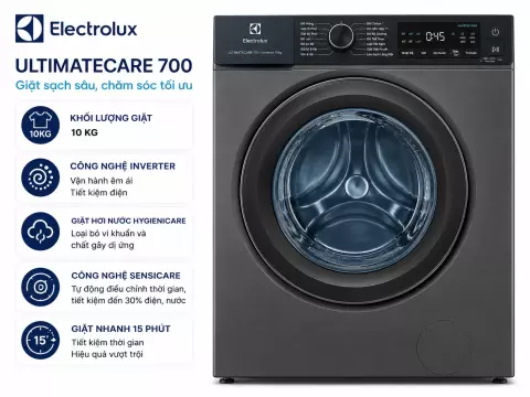 Máy giặt Electrolux UltimateCare 700 Inverter 10 kg EWF1043R7SC
