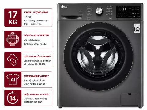 Máy giặt LG Inverter 17 kg F2517SNTG
