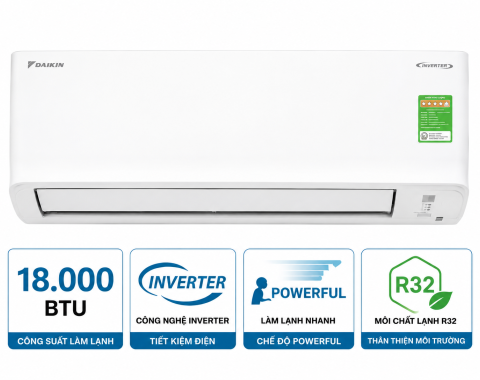 Điều hòa Daikin 18000BTU 1 chiều FTF50XV1V