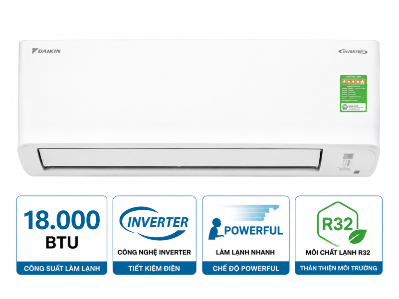 Điều hòa Daikin 18000BTU 1 chiều FTF50XV1V
