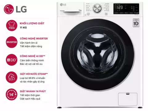Máy giặt LG Inverter 11 kg FV1411S4WA