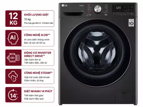 Máy giặt LG AI DD Inverter 12 kg FV1412S3B