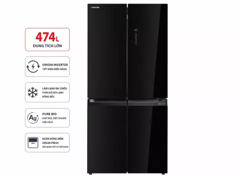 Tủ lạnh Toshiba Inverter 474 lít Multi Door GR-RF611WI-PGV(22)-XK