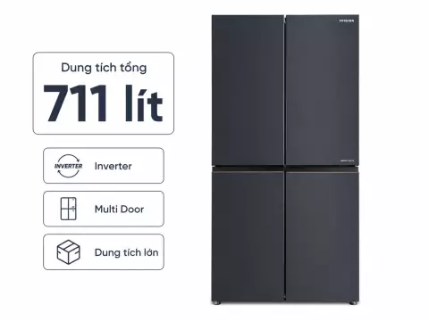 Tủ lạnh Toshiba Inverter 711 lít Multi Door GR-RF900WI-PMV(06)-MG