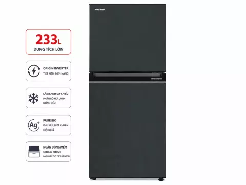 Tủ lạnh Toshiba Inverter 233 lít GR-RT303WE-PMV(52)