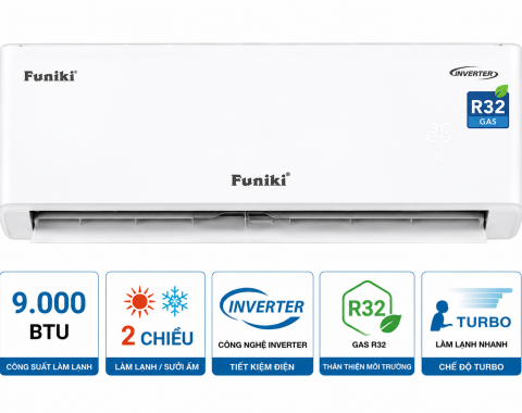 Điều hòa Funiki Inverter 9000 BTU HIC09TMU.ST3