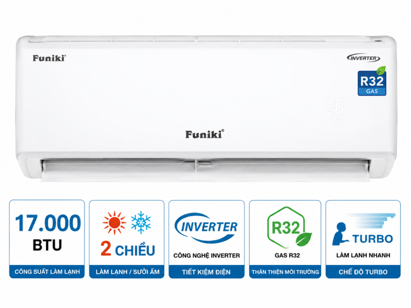 Điều hòa Funiki Inverter 17000 BTU HIC18TMU.ST3
