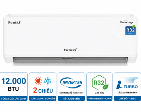 Điều hòa Funiki 12000BTU 2 chiều inverter HIH12TMU