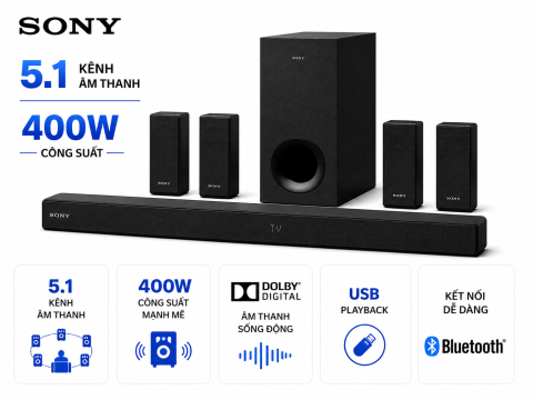 Bộ loa thanh Sony 5.1 HT-S20R