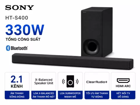 Bộ loa thanh Sony HT-S400 330W