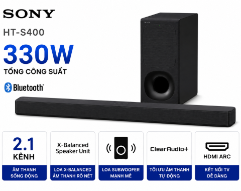 Bộ loa thanh Sony HT-S400 330W