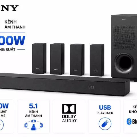 Bộ loa Sony 5.1 HT-S700RF 1000W