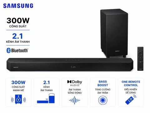 Bộ loa thanh Samsung HW-B450F/XV 300W