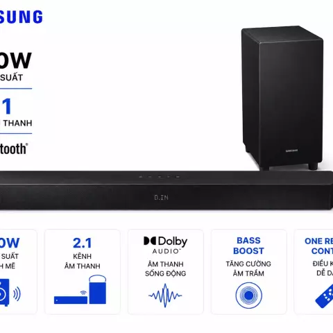 Bộ loa thanh Samsung HW-B450F/XV 300W