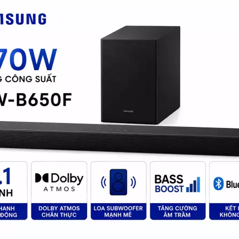 Bộ loa thanh Samsung HW-B650F/XV 370W