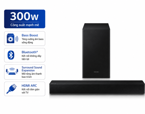 Bộ loa thanh Samsung HW-C450/XV 300W