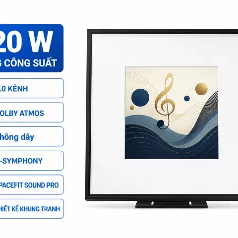 Loa Samsung Khung Tranh Music Frame HW-LS60D/XV 120W