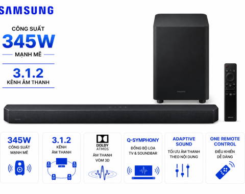 Bộ loa thanh Samsung HW-QS700F/XV 345W