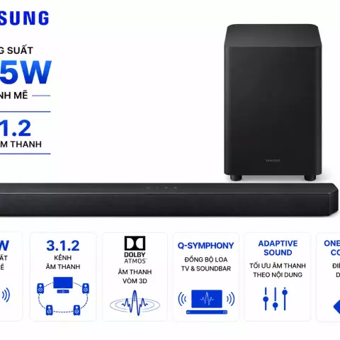Bộ loa thanh Samsung HW-QS700F/XV 345W