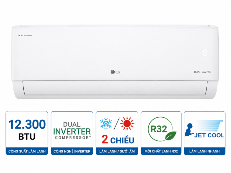 Điều hòa LG Inverter 12300 BTU IDC12M1