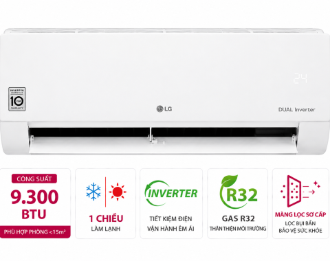 Điều hòa LG Inverter 9300 BTU IEC09M1