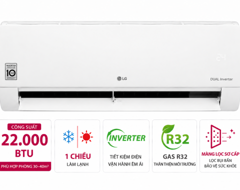 Điều hòa LG Inverter 22000 BTU IEC24M1