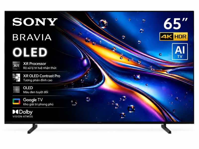Google Tivi OLED Sony AI 4K 65 inch K-65XR80M2