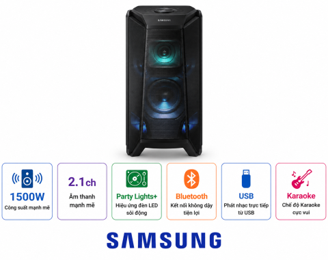 Loa tháp Samsung MX-T70/XV 1500W