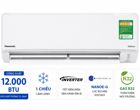 Điều hòa Panasonic 1 chiều 12000BTU N12AKH-8