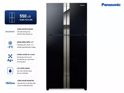 Tủ lạnh Panasonic 550 lít NR-DZ601YGKV