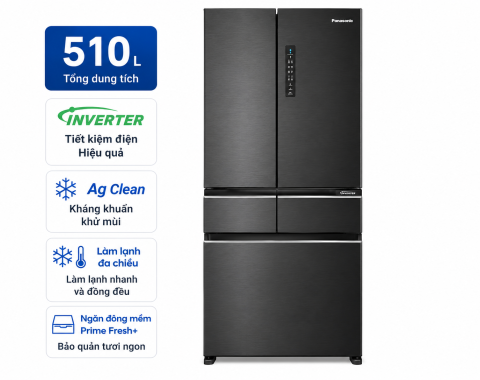 Tủ lạnh Panasonic Inverter 510 lít Multi Door NR-X561GB-VN