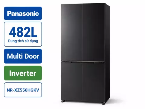 Tủ lạnh Panasonic Inverter 482 lít Multi Door NR-XZ550HGKV