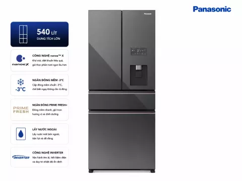 Tủ lạnh Panasonic 540 lít NR-YW590YMMV